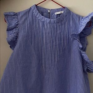 Vertical striped top